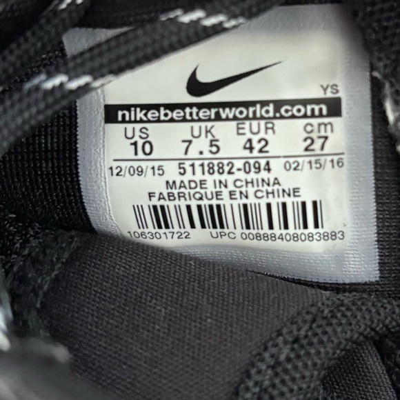 Nike Womens Roshe One 844994-002 Black Running Shoes Sneakers Size 10 - Picture 12 of 12